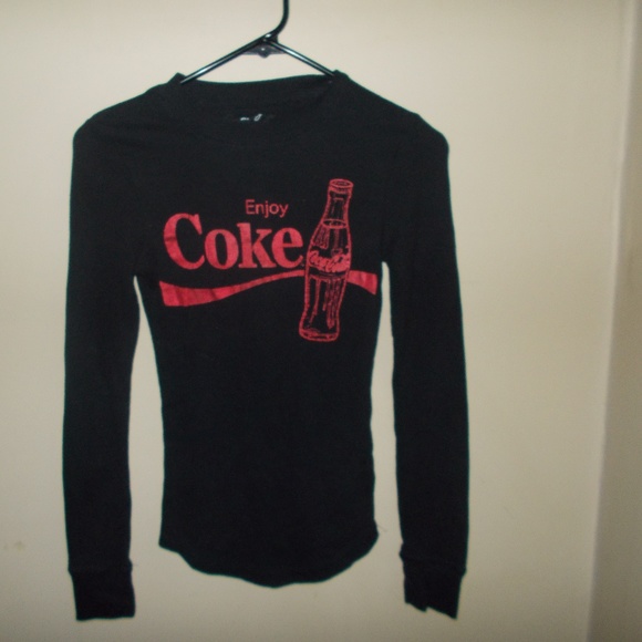 VINTAGE COCA-COLA THERMAL T SZ S JUNIORS - Picture 2 of 3